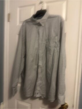 Cody James Classic Long-Sleeve Dress Shirt in Light Gray Micro-Pattern